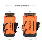 Waterproof Upstream Storage Shoulder Bag L For Mountaineering - Yellow