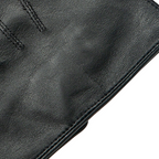 Dents Mens Sandhurst Three-Point Leather Unlined Officers Gloves in Black - 7.5
