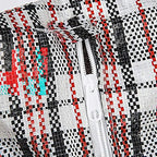 48x Large Stripe Bag Packing Storage Strip Zip Shopping Travel Check House Moving 78cm x 90cm x 25cm