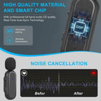 HRIDZ Wireless Lavalier Microphone fast connection Port Mic For Apple iPhone ipad Vlog Live Stream