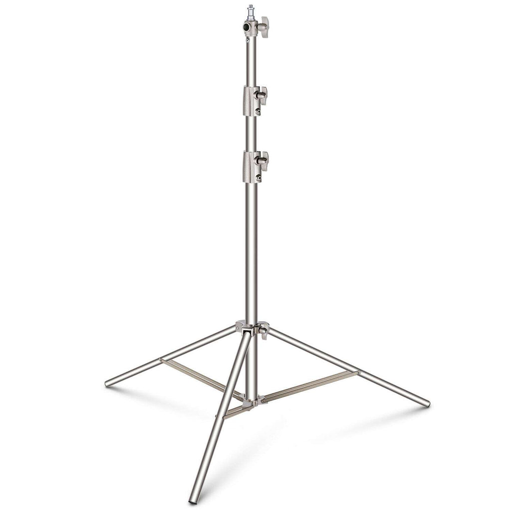 1Pcs Hridz 260cm Stainless Steel Heavy Duty with 1/4" to 3/8" adapter for Studio Softbox, Monolight and Other Photographic Equipment - 1-Stand