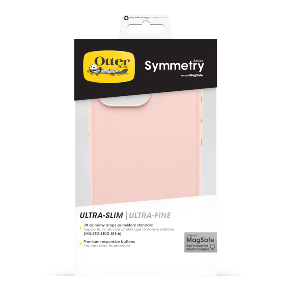 OtterBox Symmetry MagSafe Back Case for iPhone 16 Pro Max Back Case for Rose