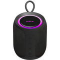 EFM Austin Mini Bluetooth Speaker with LED Colour Glow - Charcoal Black