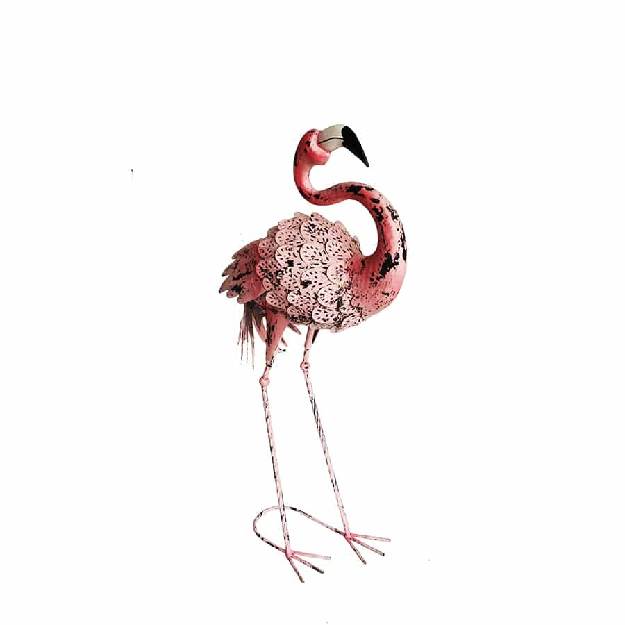 Set 2 Asst Flamingo Statues 96cm