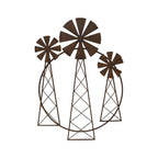 Contemporary 3 Windmill Wall Art 81cm