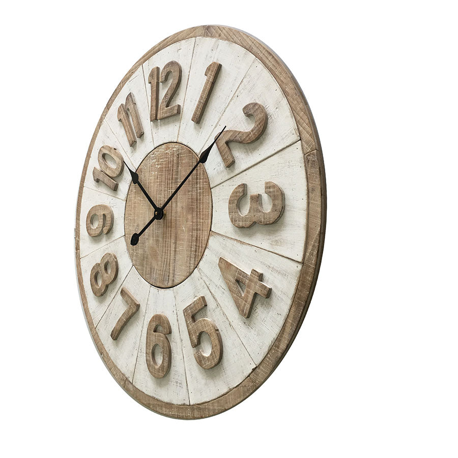 XXL Hamptons Giro Wall Clock 70cm