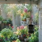 Hanging Teapot Planter w Chain 34cm
