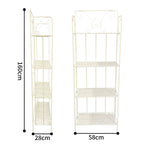 Bordeaux Baker Stand 4-Shelf Unit 160cm