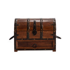 Handcrafted Treasure Chest Box w Drawer 30cm