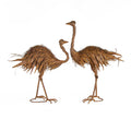 Set 2 Asst Large Ostriche Statues 63cm, 50cm