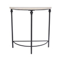 Lorette French Half Round Console Table 80cm