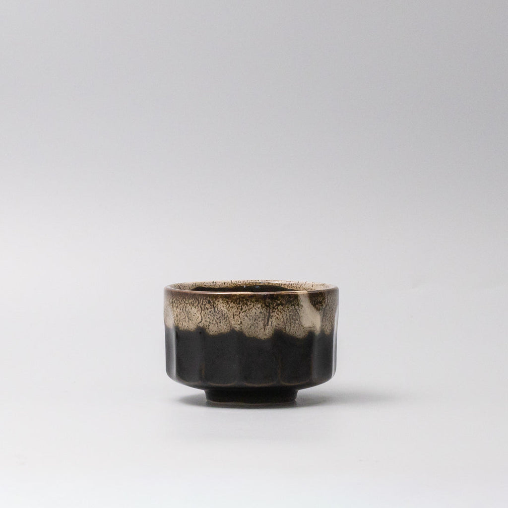 Matcha Tea bowl 11cm Espresso Fade Foam Glaze