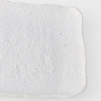 Platter Rectangular 35cm Shell White Glaze