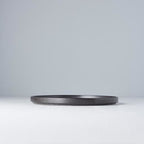 Plate Slab Rim 24cm Asphalt Glaze
