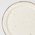 Plate Organic Flat 25.5cm Piro Piro Glaze