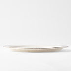 Plate Organic Flat 25.5cm Piro Piro Glaze