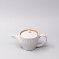 Teapot 480ml Speckled White Ridge Glaze