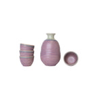 Sake Set for Four 280ml Lilac Glaze