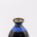 Sake Set for Four 330ml Black Blue Glaze