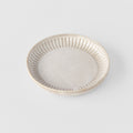 Sauce Dish 9cm Ridged Alabaster Glaze