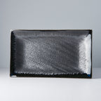 Platter Rectangular 33cm Matt and Shiny Glaze
