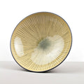 Serving Bowl 28cm Green Converging Line Glaze