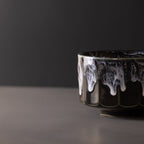 Matcha Tea Bowl 11cm Green with White drip