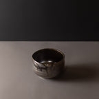 Matcha Tea Bowl 11.5cm Metallic Black