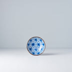 Sauce Dish 11cm Indigo Ikat Starburst Design