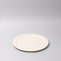 Plate Organic Flat 25.5cm Craft White Glaze