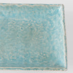 Platter 50cm Crazed Blue Glaze