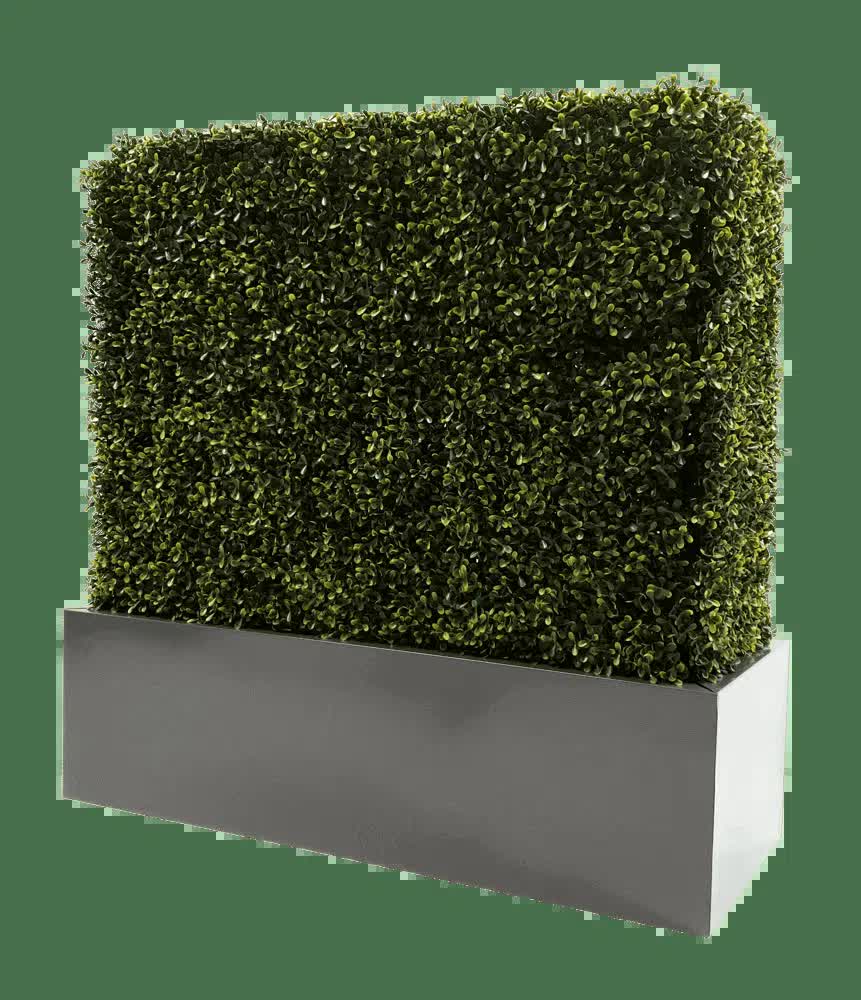Grey Metal Planter Small