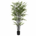 Premium Dense Artificial Black Bamboo 180cm