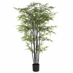 Premium Dense Artificial Black Bamboo 180cm