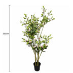 Faux Flowering Pink Magnolia Tree with Pot 250cm