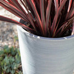 Decorative Large Modern Grey Round Planter 71cm