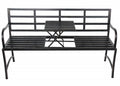 Lucinda Garden 3 Seat Bench & Pop Up Table 150cm
