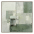Woodlands Abstract Framed Canvas 80cm