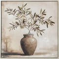 Olive Branch Framed Artwork 80cm