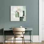 Infinite Green Abstract Artwork 80cm