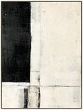Black & White Framed Artwork 120cm