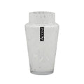 bulk 6 White Speckle Tapered Vase 21cm