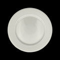 bulk 24 White Bone China Embossed Pearls Plate 23x2cm