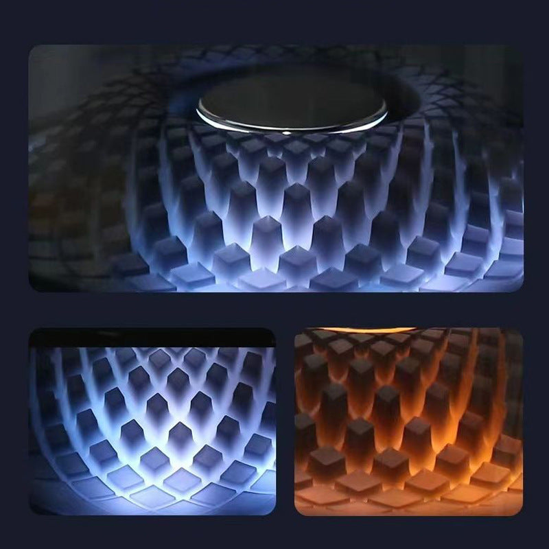 LP90 Black 360Â° Bluetooth Home Theater Speaker - LED Light Effect, 120W Surround Sound