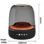 LP90 Black 360Â° Bluetooth Home Theater Speaker - LED Light Effect, 120W Surround Sound