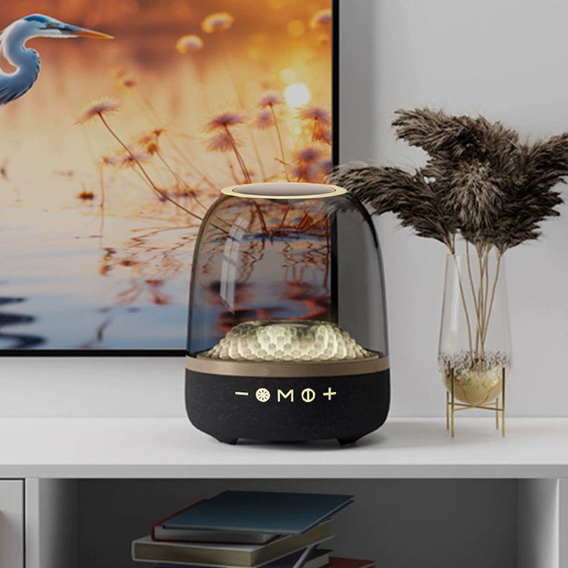LP90 Black 360Â° Bluetooth Home Theater Speaker With One Microphone - LED Light Effect, 120W Surround Sound