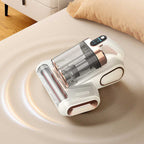 LF-LP018 Blue Cordless Mite Vacuum Cleaner with LED Display - Powerful 120W Cleaning
