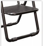 Coffee Portable Folding Chair - Outdoor Beach and Camping Recliner