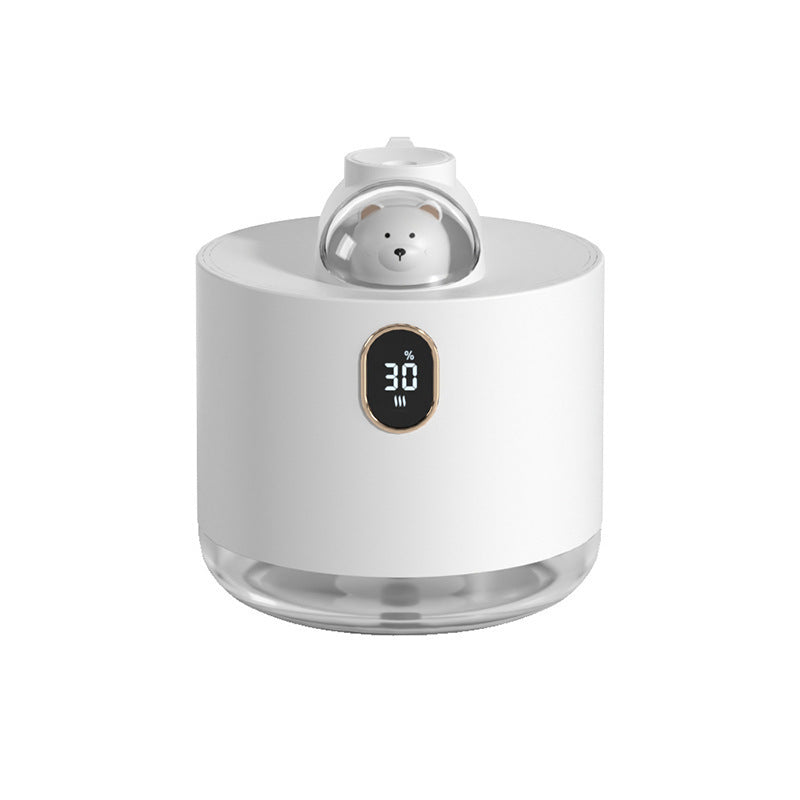White Astronaut Humidifier with LED Night Light - Whisper Quiet for Bedroom