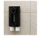 Smart Automatic Mouthwash Dispenser - Wall-Mounted, 3 Adjustable Levels, LED Display & Magnetic Cups(Black)